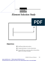 MSC PATRAN Beam Element Study