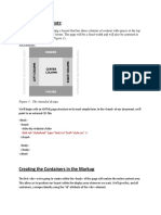 Basic Page Structure: Figure 1 - The Intended Design