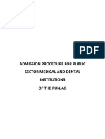 Admission Procedure