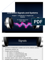 Chapter 1 - Introduction To Signals and Systems