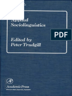 Appliedsociolinguisticstrudgill1984 PDF