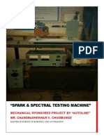 "Spark and Spectral Testing Machine" SPONSORED PROJECT BY "AUTOLINE"