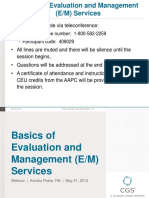 Basics of Evaluation and Management