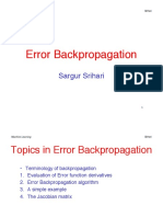 Back Propagation in NN