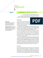 Hemoptysis in A Healthy 13-Year-Old Boy: Presentation