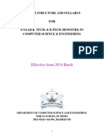 Effective From 2014 Batch: Course Structure and Syllabus