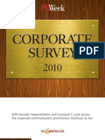 PRWeek/Hill & Knowlton Corporate Survey 2010 (Document)