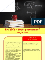 Physics 25 - Simple Phenomena of Magntism