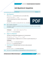 Quadratic Eqn. & Inequalities PDF