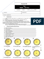 Escola E.B.: Test English - 6th Form