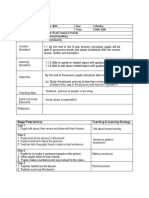 Activity Teaching & Learning Strategy: Stage/Time