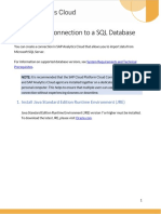 Import Data Connection To A SQL Database