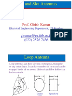 Week-3-Loop and Slot Antennas