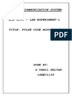 Lab 1 Pulse Code Modulation