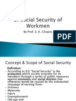 Social Security of Workmen