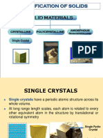 Classification of Solids: Solid Materials