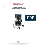 Portable Versapulley PVP Installation and User Instructions