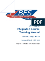 Belgian Flight School - Atpl (A) Integrated Training Manual