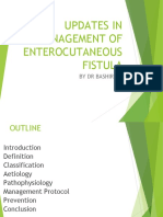 Updates in Management of Enterocutaneous Fistula