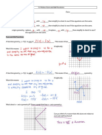 1.4 Notes - Even and Odd Functions