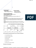 CSI Solution Demonstrates Use of These Features