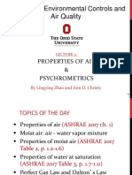 Lecture 2-Air Properties and Psychrometrics