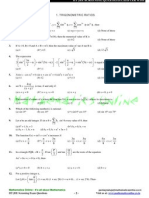 Chapwise Questions Maths Iit