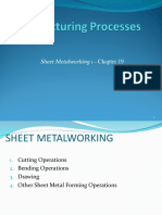 Sheet Metalworking 1 - Chapter 19