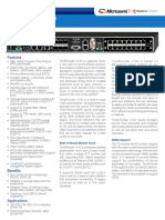 Microsemi TimeProvider 4100 Datasheet VC