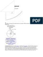 Compound Interest: The Mathematical Constant e