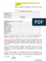 Sample Agreement MT103 ONE WAY C-2