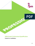 APM Project Professional Qualification Guide For Candidates