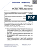 Peza Erd Form No. 03-01 2018