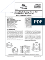 OPA350 OPA2350 OPA4350: Micro Applications Features