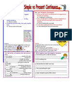 Present Simple vs. Present Continuous
