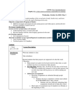 Grade: Science 9 Unit: Biological Diversity Wednesday, October 24, 2018 // Day 3 Goals/Key Questions