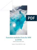 Function Modules Available in MM & EWM