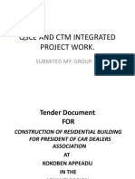 Qsce and CTM Integrated Project Work Rev 2