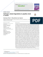 Hydrogen Related Degradation in Pipeline Steel