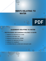 Easement Relating To Water (UPDATED)