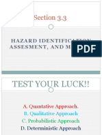 Section 3.3: Hazard Identification, Assesment, and Mapping