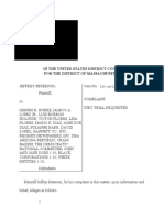 2018 12 14 Complaint Peterson V Burke United States Court District of Massachusetts