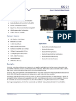 Firmware Features: Class 2 Bluetooth Data Module