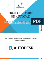 Project Report On Autocad