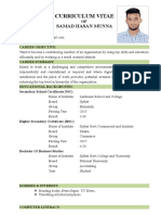 Curriculum Vitae: Samad Hasan Munna