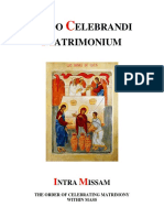 Sacrament of Matrimony - Liturgical Rites Within Mass PDF