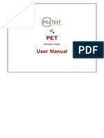 PET User Manual