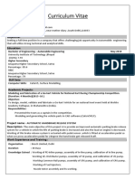 Curriculum Vitae: Aditya Singh