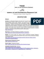 Islamic Art and Architecture Resource List PDF