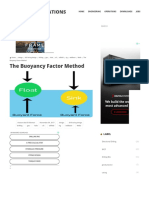 The Buoyancy Factor Method